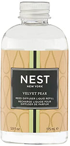 NEST Fragrances Velvet Pear Reed Diffuser Refill, 5 Fluid Ounces