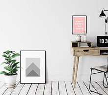 Load image into Gallery viewer, Motivational Wall Art - 8x10" UNFRAMED Print -"Don't Worry, Be Yoncé" - Inspirational Wall Decor - Pink, Typography, Beyonce Wall Art
