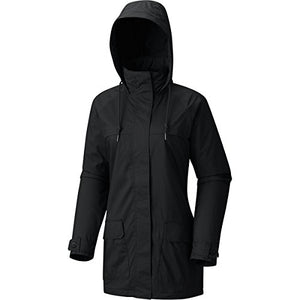 Columbia Women's Lookout Crest Jacket, Waterproof and Breathable, Black, X-Small