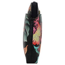 Load image into Gallery viewer, Anuschka Women’s Genuine Leather Three-In-One Clutch - Hand Painted Exterior - Island Escape Black
