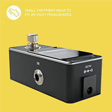 Load image into Gallery viewer, KLIQ TinyTune Tuner Pedal for Guitar and Bass - Mini - Chromatic - with Pitch Calibration and Flat Tuning (Power Supply Required)
