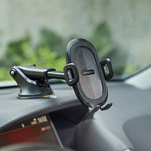 Load image into Gallery viewer, Suction Cup Phone Holder for Windshield/Dashboard/Window, Universal Dashboard &amp; Windshield Sturdy Suction Cup Car Phone Mount with Strong Sticky Gel Pad,Compatible W/ iPhone, Samsung &amp;Other Smartphone
