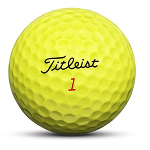 Titleist DT TruSoft Golf Balls, Yellow (One Dozen)