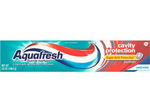 Load image into Gallery viewer, Aquafresh Cavity Protection Fluoride Toothpaste for healthy gums, Mint, 5.6 Ounce
