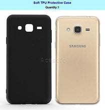 Load image into Gallery viewer, Ultra Clear Anti-Shatter Shockproof Tempered Glass Screen Protector + Natural Tactility Flexible Protective Case Cover for Cricket Samsung Galaxy Amp Prime SM-J320A Cellphone
