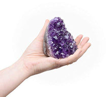 Load image into Gallery viewer, Amethyst Crystal Geodes 1/2 to 1 Lb in a Premium Gift Box, Large Clusters Perfect for Spiritual Home Decor, Polished Quartz from Uruguay
