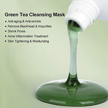 Load image into Gallery viewer, Green Tea Blackhead Mask,Skin Care Remove Acne Mask Natural Healing Clay Gel, Facial Treatment Blackhead Remover Deep Cleansing Mask Peel Off Mask
