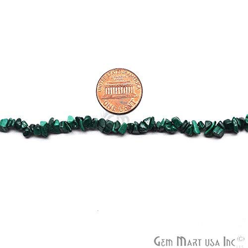 Load image into Gallery viewer, GemmartUSA Natural Malachite Chip Beads Natural Stone Bead1 Strand 34 inch Jewelry Making Supplies (CHMC-70001)