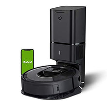 Load image into Gallery viewer, iRobot Roomba i7+ (7550) Robot Vacuum with Automatic Dirt Disposal-Empties Itself, Wi-Fi Connected, Smart Mapping, Works with Alexa, Ideal for Pet Hair, Carpets, Hard Floors, Black
