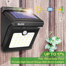 Load image into Gallery viewer, BAXIA TECHNOLOGY Solar Outdoor Lights Wireless Security Motion Sensor Outdoor Lights Solar Lights Outdoor Waterproof for Front Door,Backyard,Steps,Garage,Garden (400LM,4 Packs)
