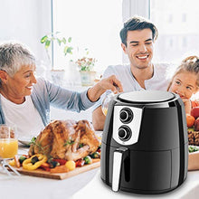 Load image into Gallery viewer, Costzon Air Fryer, UL Certified, Extra Large Capacity 5.5 Quart 1800W Electric Hot Air Fryer, Dishwasher Non-Stick Fry Basket, Auto Shut Off (Knob Control)
