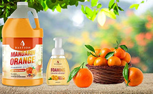 Foaming Antibacterial Hand Soap: Mandarin Orange Scented Refill 1 Gallon (128 oz) Bulk Hand Wash Jug. Made In The USA