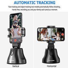 Load image into Gallery viewer, Portable All-in-one Smart Selfie Stick, 360° Rotates Auto Face &amp; Object Tracking Vlog Shooting Smartphone Mount Holder
