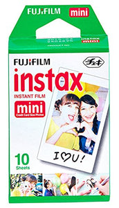 Fujifilm Instax Mini 9 Instant Film Camera (Ice Blue) + Instax Film (10 Shots) + Pleather Case + 64 Pocket Album+ Photix Self-Standing Frames + Stick-on Frames Exclusive Instax Design Bundle