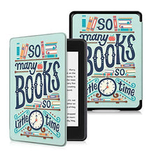 Load image into Gallery viewer, Tkkie Slimshell Case for Amazon All-new Kindle Paperwhite (10th Generation - 2018) - PU Leather Lightweight Cover with Auto Wake / Sleep for Amazon Kindle Paperwhite E-Reader,Books
