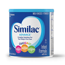 Load image into Gallery viewer, Similac® Advance®* Infant Formula with Iron, 6 Count, Powder, 12.4-Ounce Tub
