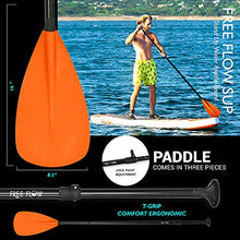 Load image into Gallery viewer, SereneLife Inflatable Stand Up Paddle Board (6 Inches Thick) with Premium SUP Accessories &amp; Carry Bag | Wide Stance, Bottom Fin for Paddling, Surf Control, Non-Slip Deck | Youth &amp; Adult Standing Boat
