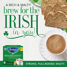 Load image into Gallery viewer, Tetley Irish Breakfast Premium Black Tea, Rainforest Alliance Certified, 80 Count (Pack of 6)
