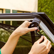 Load image into Gallery viewer, Munchkin Brica Magnetic Stretch to Fit Sun Shade, Black
