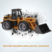 Load image into Gallery viewer, Remote Control Bulldozer Toys 1:18 Hobby RC Trucks Caterpillar Aluminum Alloy Rc Front Loader 4WD for 4-15 Years Old Boys Kids Birthday Christmas Gift
