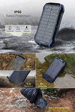 Load image into Gallery viewer, Solar Charger 26800mAh, Solar Power Bank, Portable Charger Battery Pack with 3 Outputs &amp; 2 Inputs(Micro USB ＆ Type-C) Huge Capacity Backup Battery Compatible Smartphone, Tablet and More
