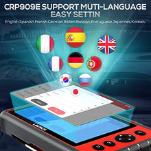 Load image into Gallery viewer, [2021 New] LAUNCH CRP909E Full System OBD2 Scanner 7” Android 7.0 Car Diagnostic Scan Tool,26 Reset Code Reader,Key Program,TPMS,SAS,DPF,IMMO,ABS Bleeding, WiFi Free Update,TPMS As Gift
