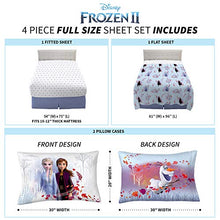 Load image into Gallery viewer, Franco Kids Bedding Super Soft Microfiber Sheet Set, 4 Piece Full Size, Disney Frozen 2
