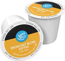 Load image into Gallery viewer, Amazon Brand - 24 Ct. Happy Belly Light Roast Coffee Pods, Breakfast Blend, Compatible with Keurig 2.0 K-Cup Brewers
