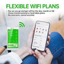 Load image into Gallery viewer, GlocalMe G4 Pro 4G LTE Mobile Hotspot Router, with US 8GB &amp; Global 1.1GB Data, 5” Touch Screen LCD Display Portable WiFi hotspot for Travel, No Contract, SIMFREE, High Speed Pocket WiFi Device (White)
