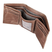 Load image into Gallery viewer, Carhartt Men's Standard Trifold, Durable Wallets, Available in Leather and Canvas Styles, Original Workwear (Brown), One Size

