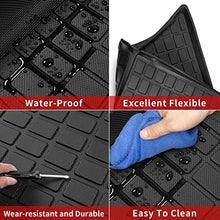 Load image into Gallery viewer, Xipoo Fit Tesla Model Y Trunk Mats Back Seat Protector All Weather TPE Backrest Mat for 2022 2021 2020 Tesla Model Y 5 Seater Accessories (Rear Trunk Backrest Mat+Rear Trunk Mat)
