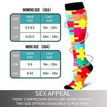 Load image into Gallery viewer, Compression Socks for Women and Men Best for Running, Athletic Sports, Travel
