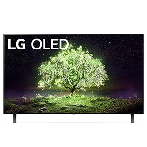 LG OLED A1 Series 48” Alexa Built-in 4k Smart TV (3840 x 2160), 60Hz Refresh Rate, AI-Powered 4K, Dolby Cinema, WiSA Ready, Gaming Mode (OLED48A1PUA, 2021)