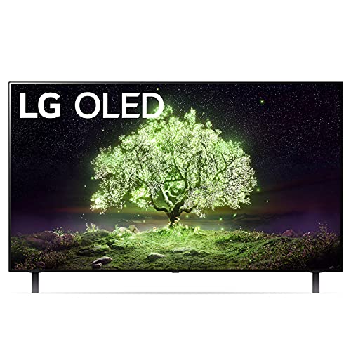 LG OLED A1 Series 48” Alexa Built-in 4k Smart TV (3840 x 2160), 60Hz Refresh Rate, AI-Powered 4K, Dolby Cinema, WiSA Ready, Gaming Mode (OLED48A1PUA, 2021)