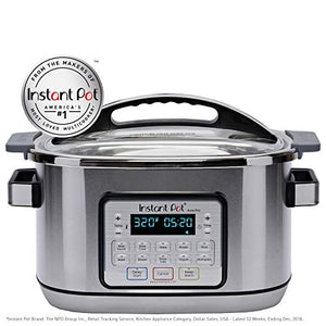 Instant Pot Aura Pro 11-in-1 Multicooker Slow Cooker, 8 Qt, 11 One-Touch Programs