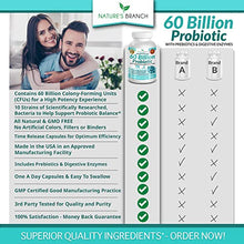 Load image into Gallery viewer, 60 Billion Probiotics for Women, Probiotics for Men - Guaranteed 10 Strains - Prebiotics &amp; Digestive Enzymes, One A Day Supplement with Lactobacillus Acidophilus, Renew Mood Health - 30 Vegan Capsules
