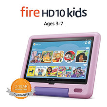 Load image into Gallery viewer, Fire HD 10 Kids tablet, 10.1", 1080p Full HD, ages 3–7, 32 GB, Lavender
