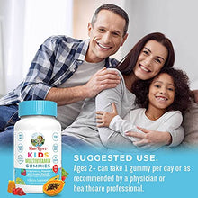 Load image into Gallery viewer, Kids Vitamins | Sugar Free | 2 Month Supply | Kids Multivitamin Gummies Made with Organic Ingredients | Multivitamin for Kids Gummy for Immune Support | Vegan | Non-GMO | Gluten Free | 60 Count
