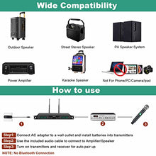 Load image into Gallery viewer, Phenyx Pro UHF Wireless Handheld Microphone System PTU-5000A Bundle with The Customizable Large Size Carrying Case
