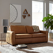 Load image into Gallery viewer, Amazon Brand – Rivet Andrews Contemporary Top-Grain Leather Sofa, 82"W, Cognac
