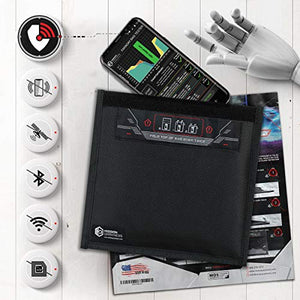 Mission Darkness Non-Window Faraday Bag for Phones // Device Shielding for Law Enforcement, Military, Executive Privacy, Travel & Data Security, Anti-Hacking & Anti-Tracking Assurance