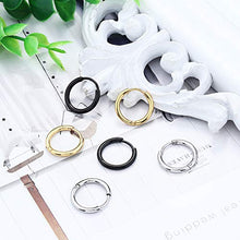 Load image into Gallery viewer, Udalyn 6 Pairs of Cross Earrings Dangle Hinged Earrings for Men and Women Wearing Stainless Steel Cross Hoop Earrings and Stud Earrings
