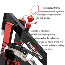 Load image into Gallery viewer, Exercise Bike Indoor Cycling Bike Stationary Bicycle with Resistance Workout Home Gym CardioFitness Machine Upright Bike
