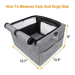 BEELIKE Portable Pet Crate Pet Cage Great Dog Kennel Cat Play Cube for Home Indoor & Nice Dog Crate Cat Cage for Travel Outdoor – for Dogs Cats and Puppies