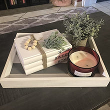 Load image into Gallery viewer, Decorative White Books,Farmhouse Stacked Books,Hardcover Books Decorative ,Home|Sweet|Home(Set of 3) Stacked Books for Decorating Coffee Tables and Shelves
