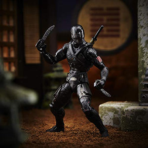 Hasbro G.I. Joe Classified Series Snake Eyes: G.I. Joe Origins Snake Eyes Action Figure 16, Premium 6-Inch Scale Toy with Custom Package Art , Black