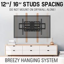 Load image into Gallery viewer, Mounting Dream TV Mount- Full Motion TV Mount for 42-70 inch TVs, TV Wall Mount Bracket with Dual Articulating Arms, Fits 12”- 16” Wood Studs, TV Wall Mounts with VESA 600x400mm Holds up to 100lbs
