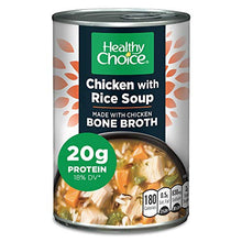 Load image into Gallery viewer, Healthy Choice Chicken With Rice Soup Made With Bone Broth, 15 Oz
