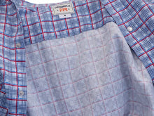 Load image into Gallery viewer, TICOMELA FR Shirt for Men Flame Resistant Shirts 6.5oz Light Weight Orange/Black Plaid Men's Fire Retardant Snap Shirts
