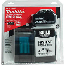 Load image into Gallery viewer, Makita BL1840BDC1 18V LXT® Lithium-Ion Battery and Charger Starter Pack (4.0Ah)
